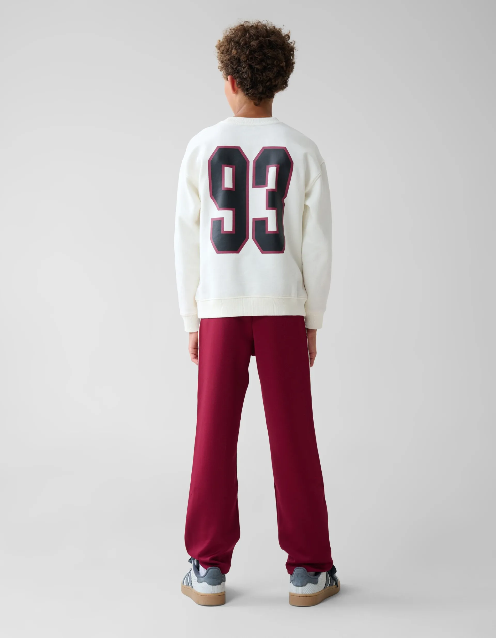 Shoeby Sporty Tape Broek Donkerrood< Broeken
