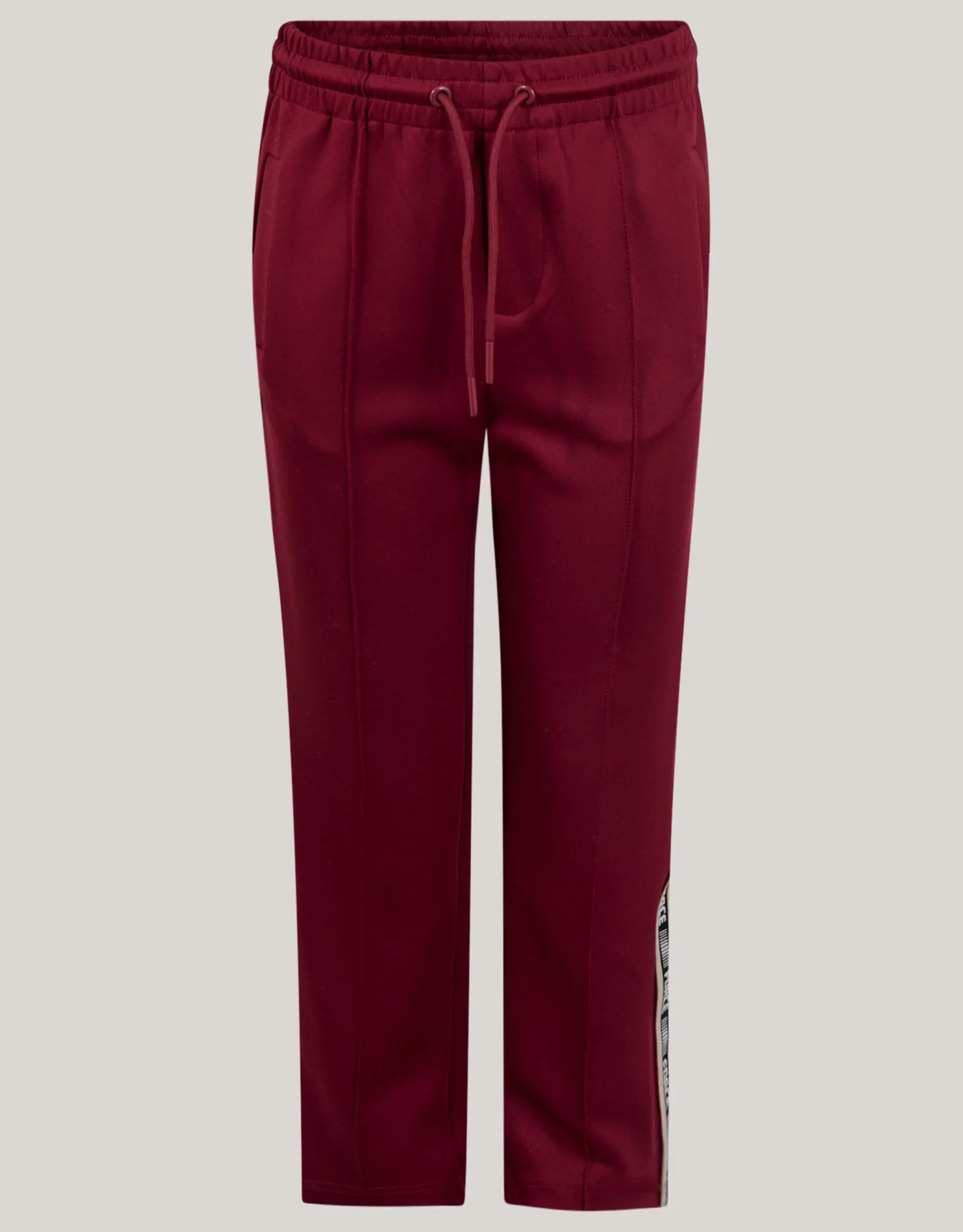 Shoeby Sporty Tape Broek Donkerrood< Broeken