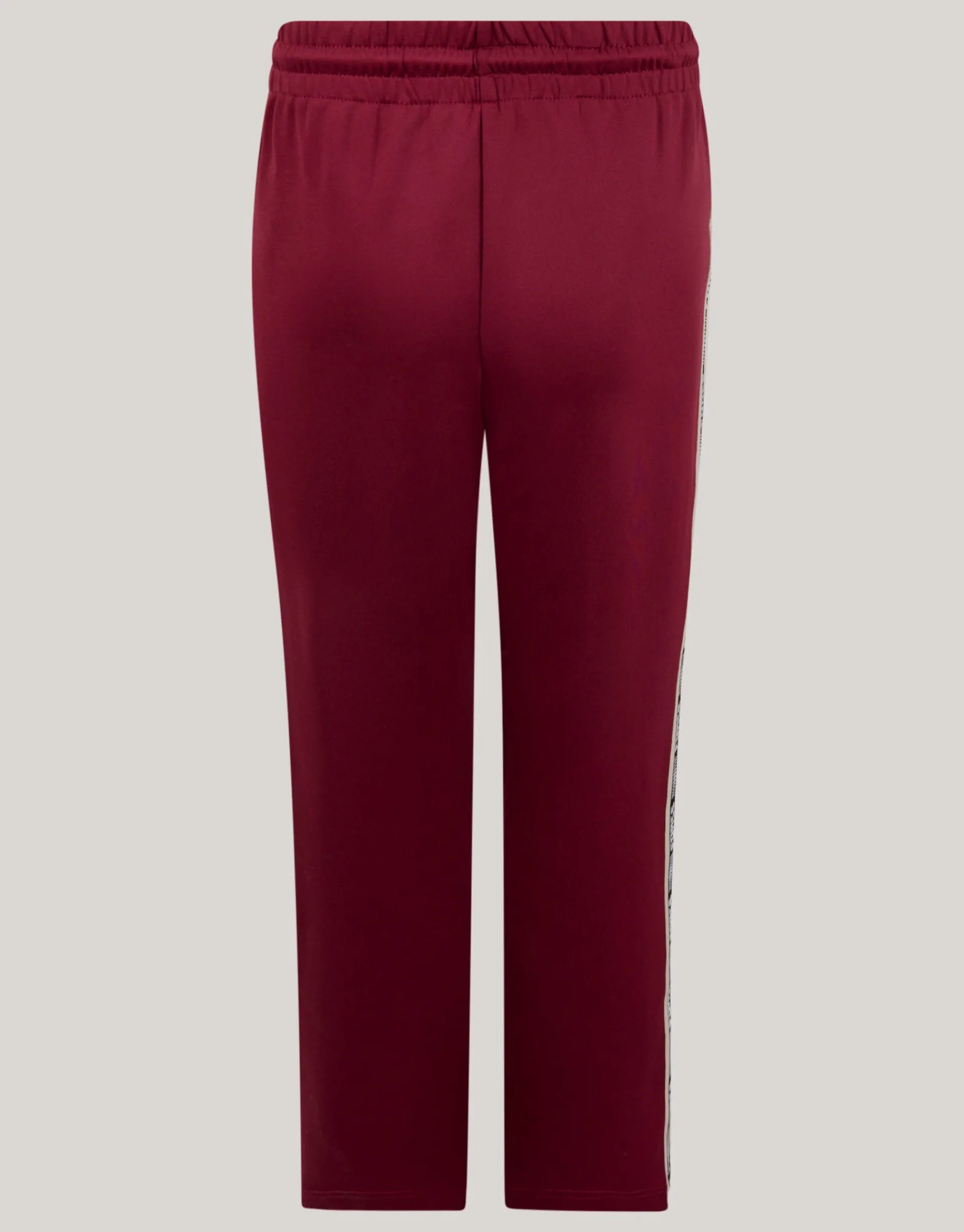 Shoeby Sporty Tape Broek Donkerrood< Broeken