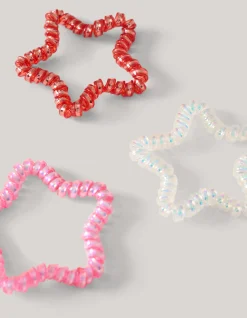 Shoeby Sterren Haarelastiekjes Multicolor< Haaraccessoires