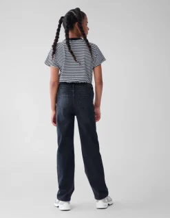 Shoeby Straight Fit Heart Jeans Donkergrijs< Jeans