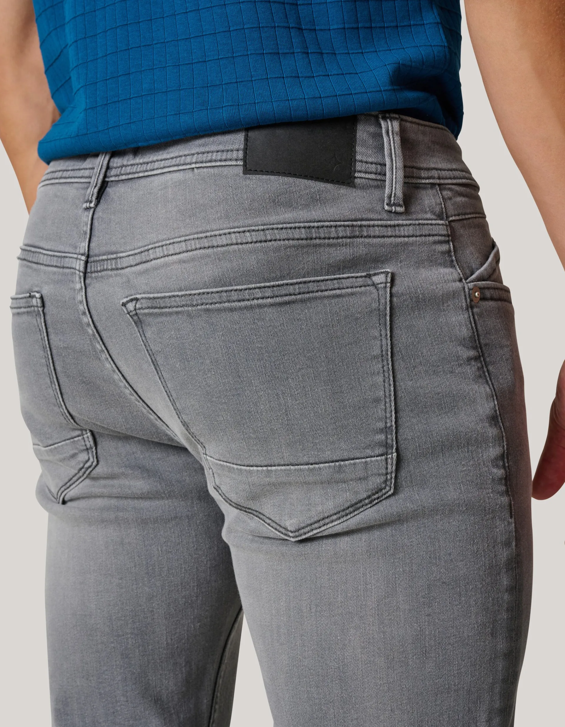 Shoeby Straight Fit Jeans Grijs L36<Heren Jeans