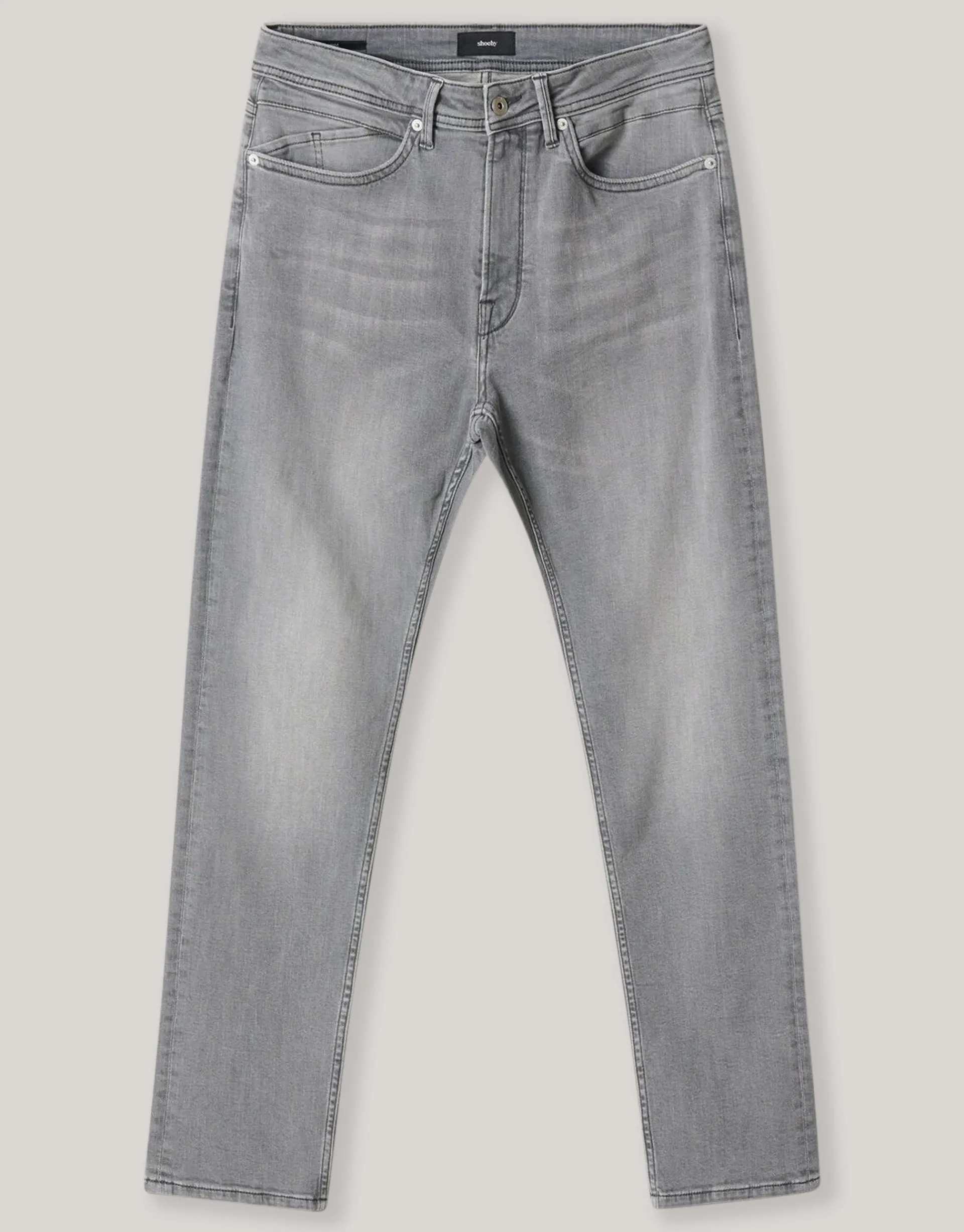 Shoeby Straight Fit Jeans Grijs L36<Heren Jeans