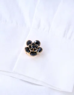 Shoeby Strass Flower Knopen Clips Zwart<DAMES Overige Accessoires