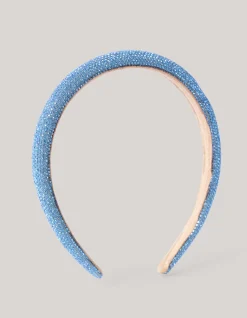 Shoeby Strass Haarband Blauw< Haaraccessoires