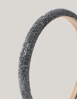 Shoeby Strass Haarband Donkergrijs< Overige Accessoires