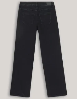 Shoeby Strass Heart Straight Fit Jeans Zwart< Jeans