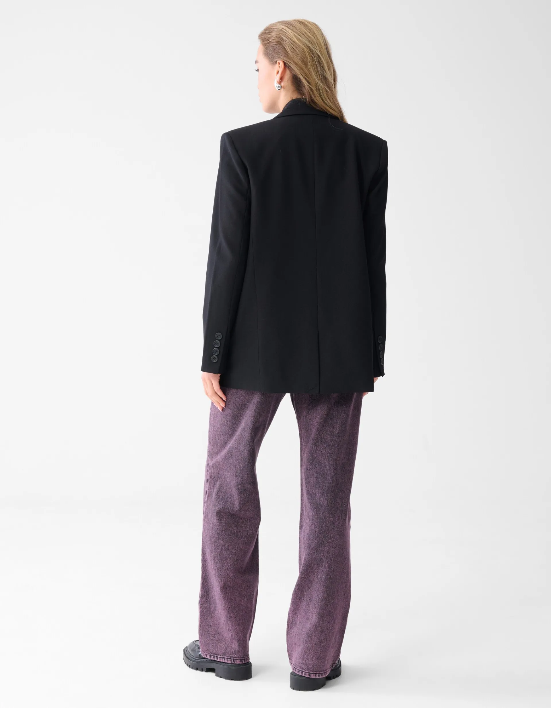Shoeby Strass Letter Blazer Zwart<DAMES Blazers