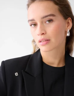Shoeby Strass Letter Blazer Zwart<DAMES Blazers