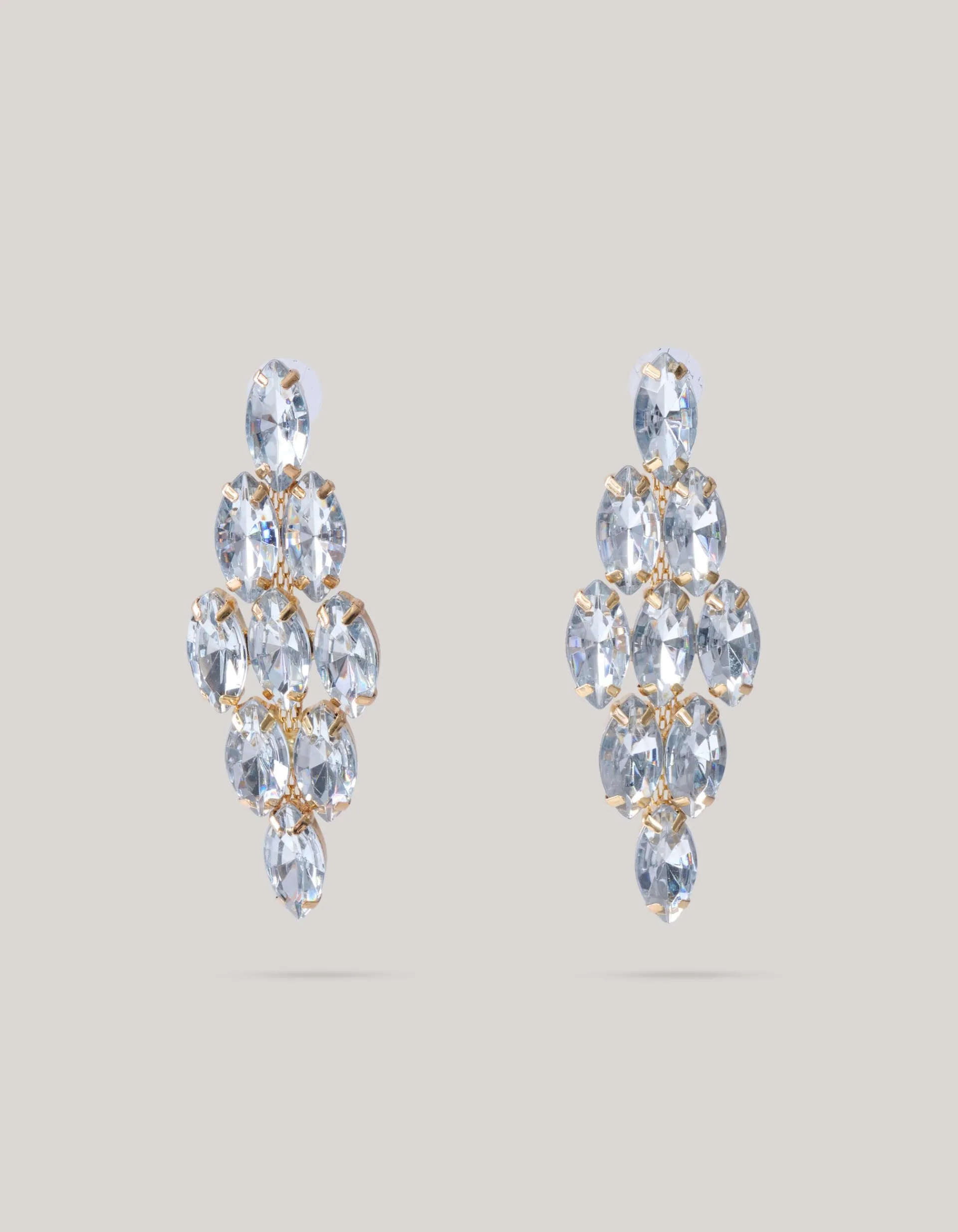 Shoeby Strass Oorbellen Goud<DAMES Sieraden