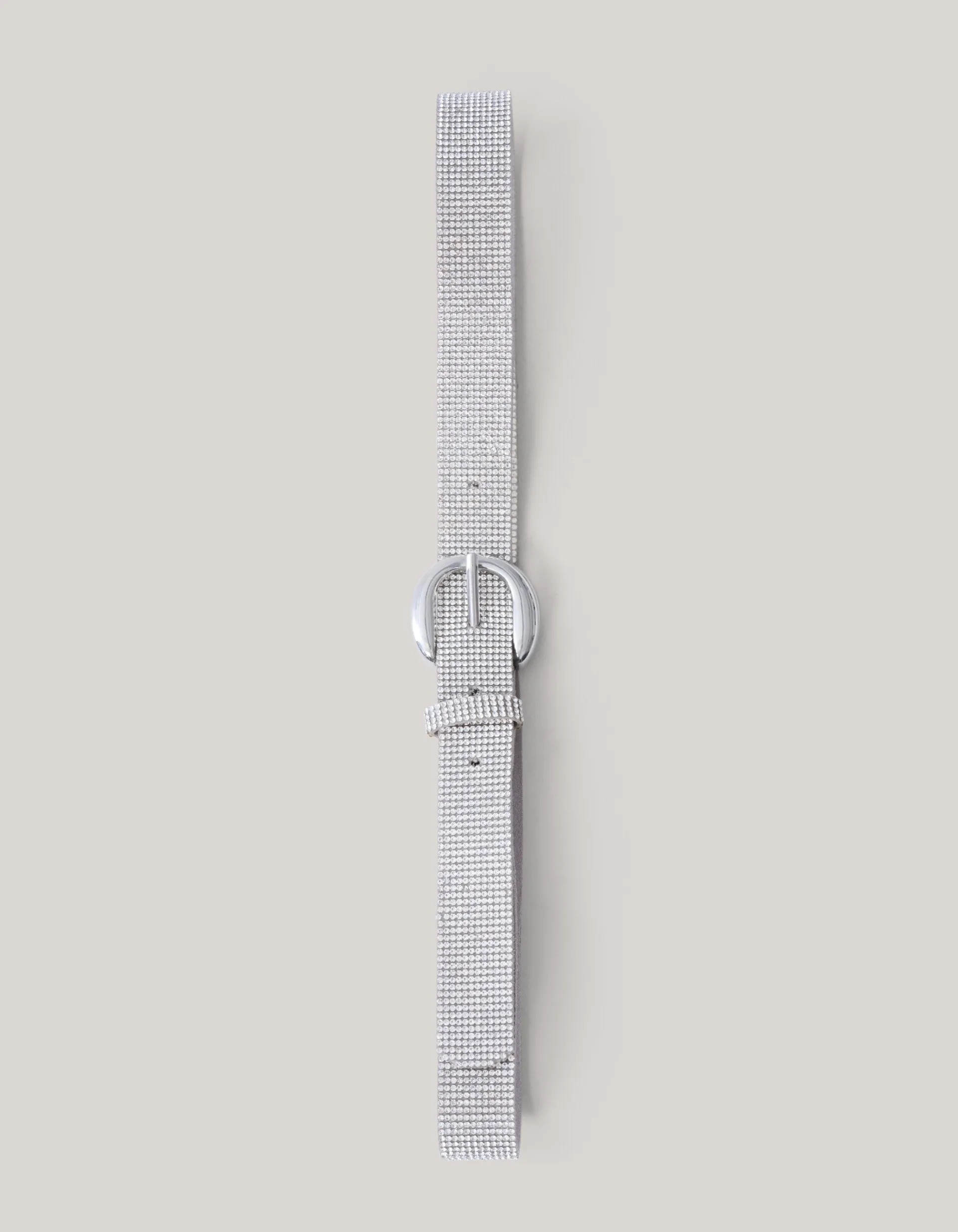 Shoeby Strass Riem zilver<DAMES Riemen