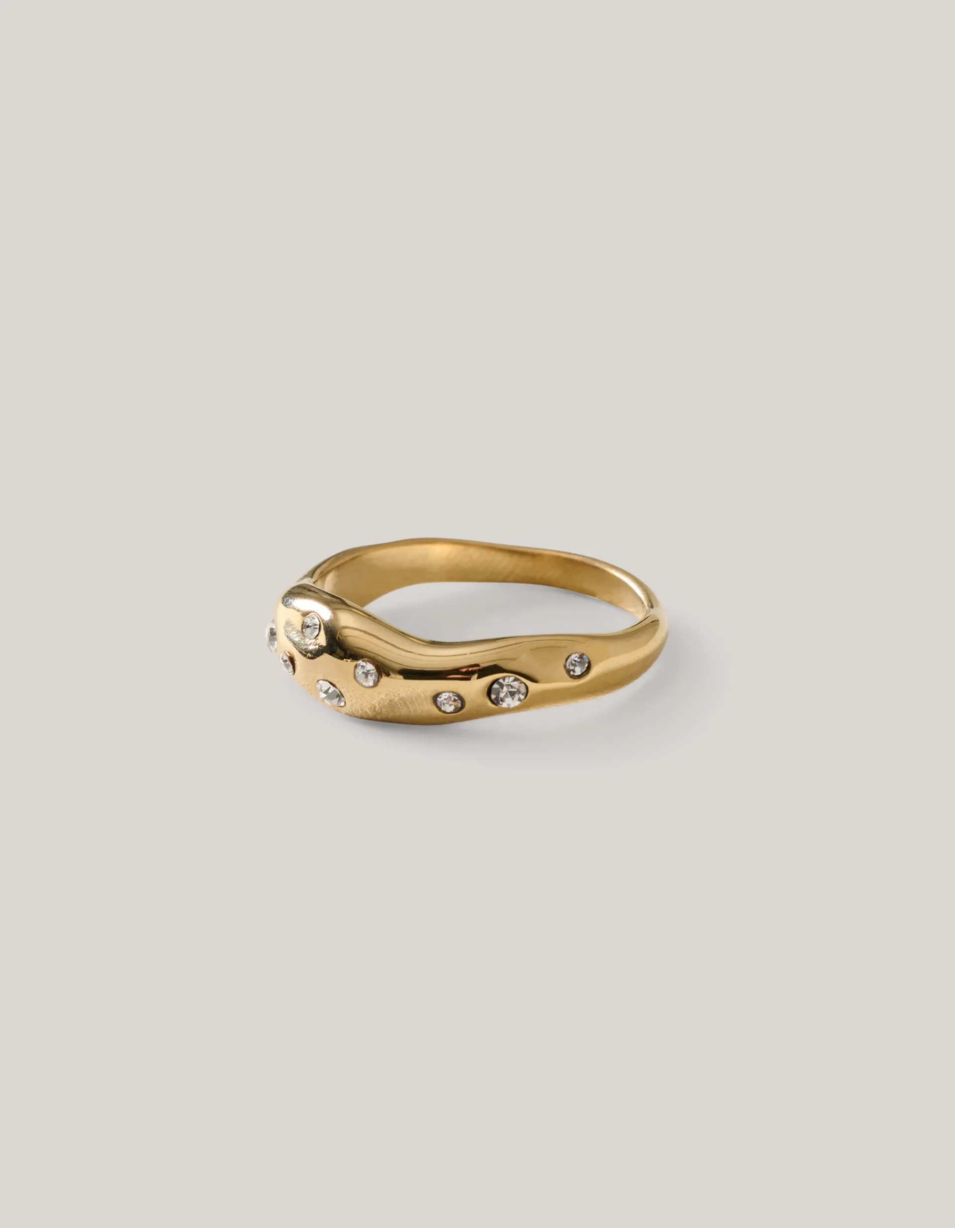 Shoeby Strass Ring Goud<DAMES Sieraden