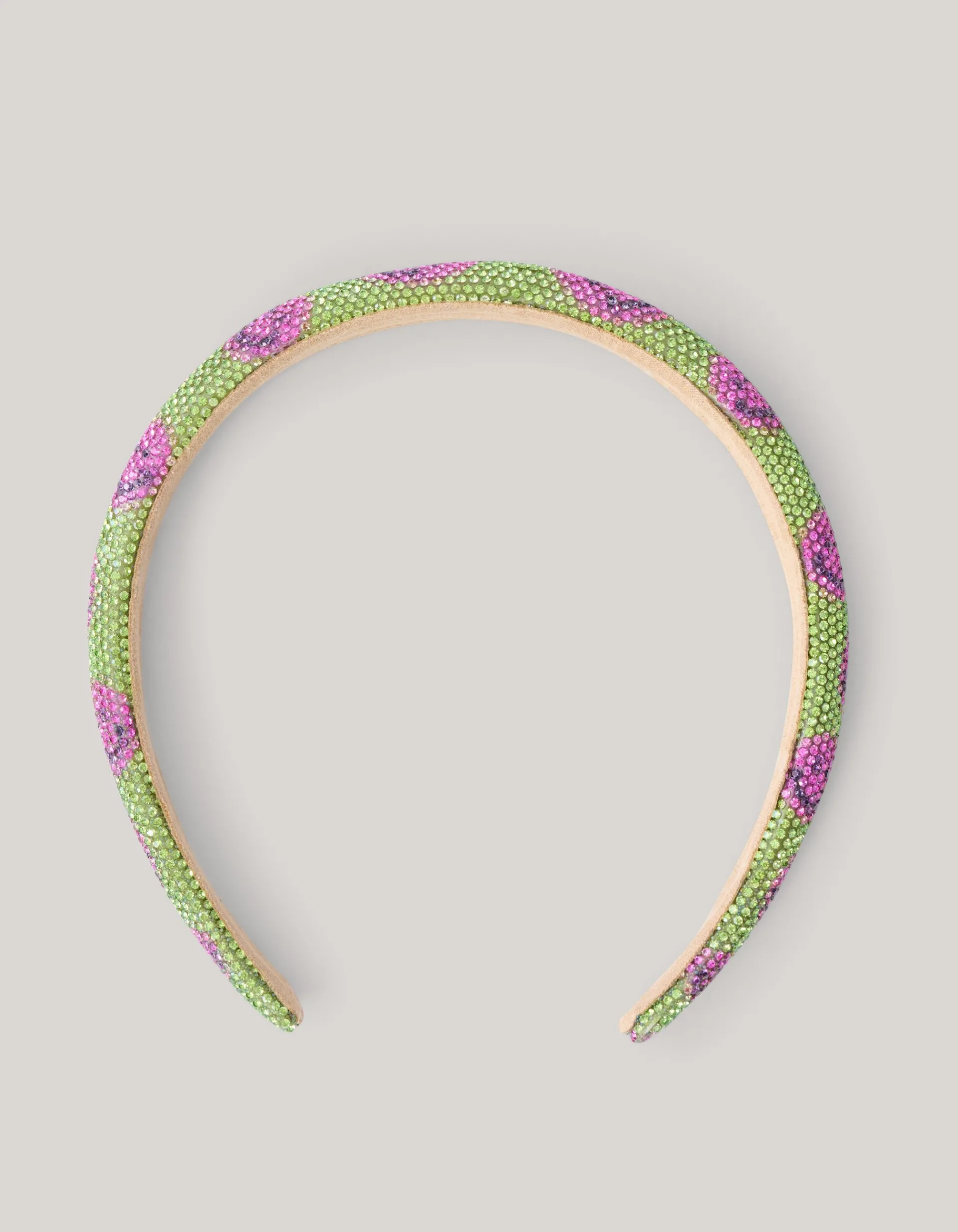 Shoeby Strass Smile Haarband Groen< Haaraccessoires