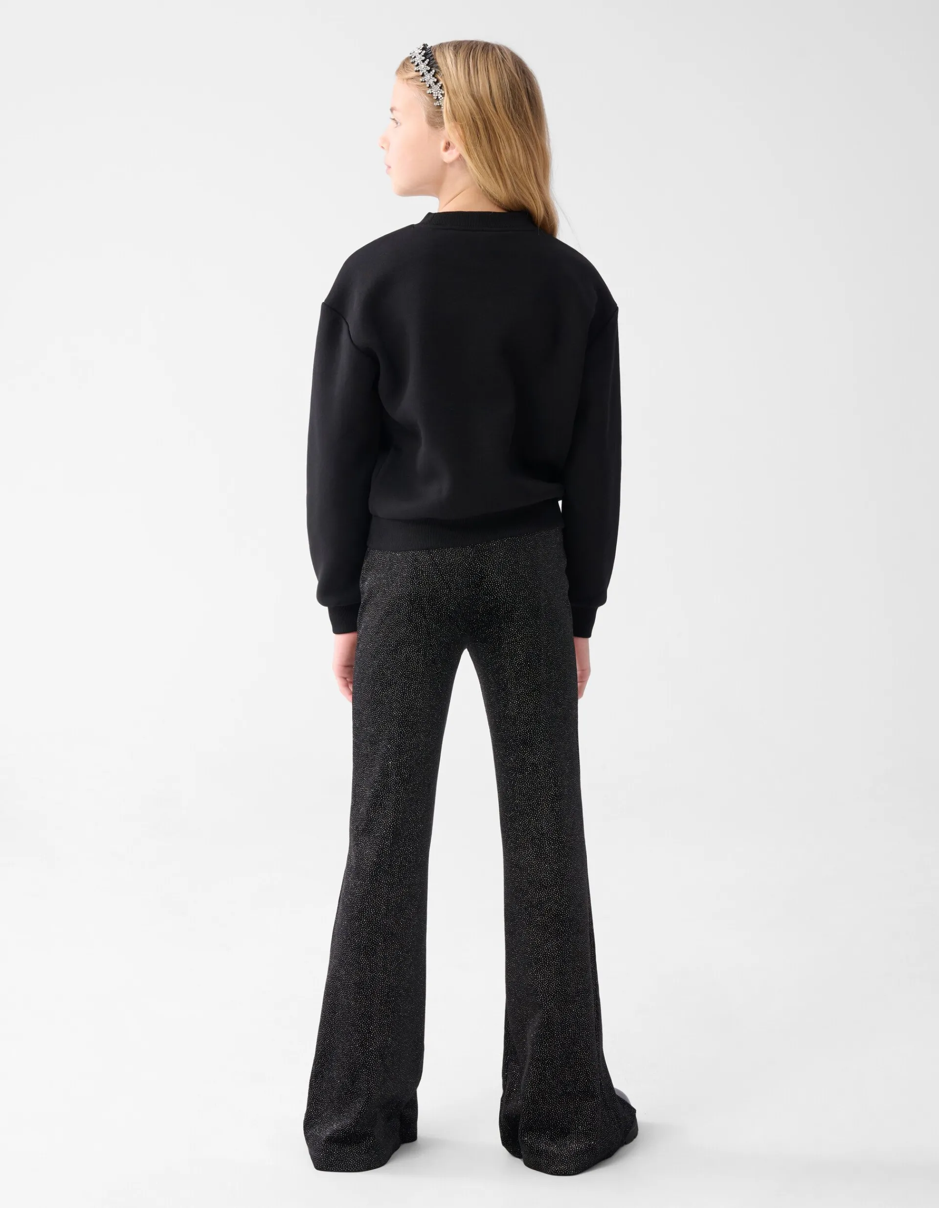 Shoeby Strass Sterren Sweater Zwart< Sweaters En Hoodies