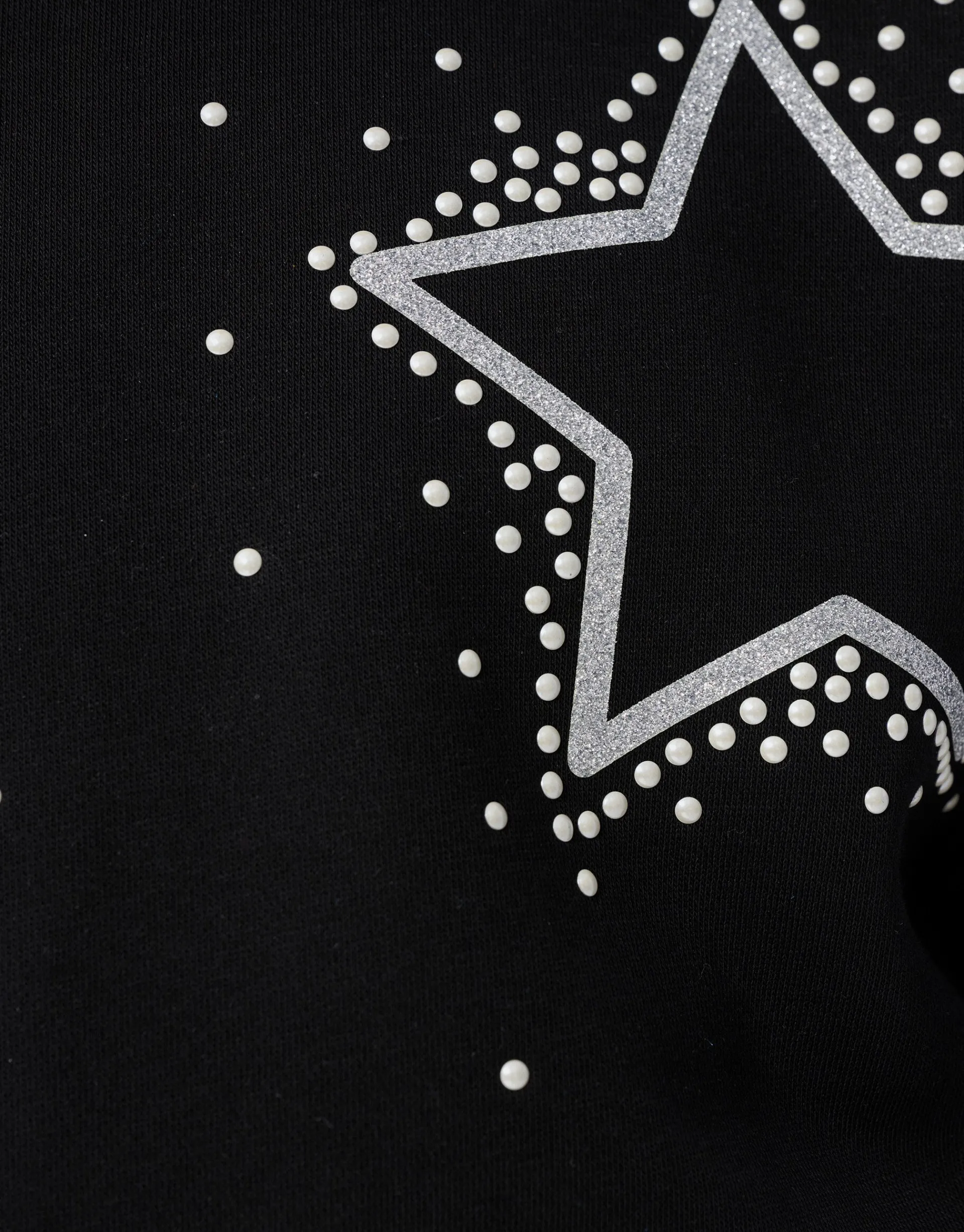 Shoeby Strass Sterren Sweater Zwart< Sweaters En Hoodies