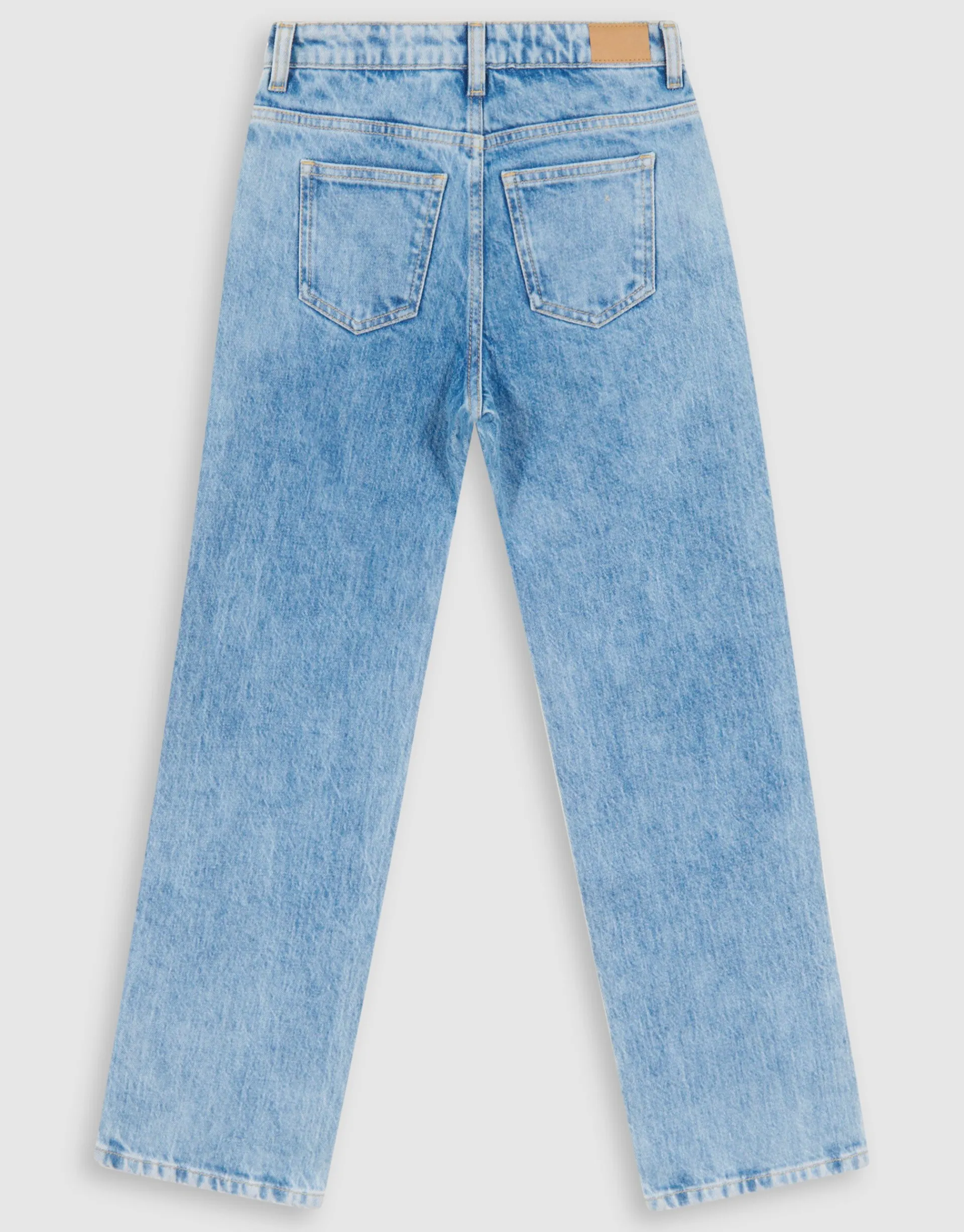 Shoeby Strass Straight Fit Jeans Blauw< Jeans
