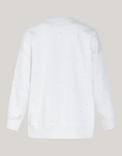 Shoeby Strass Sweater Gebroken Wit<DAMES Truien En Sweaters