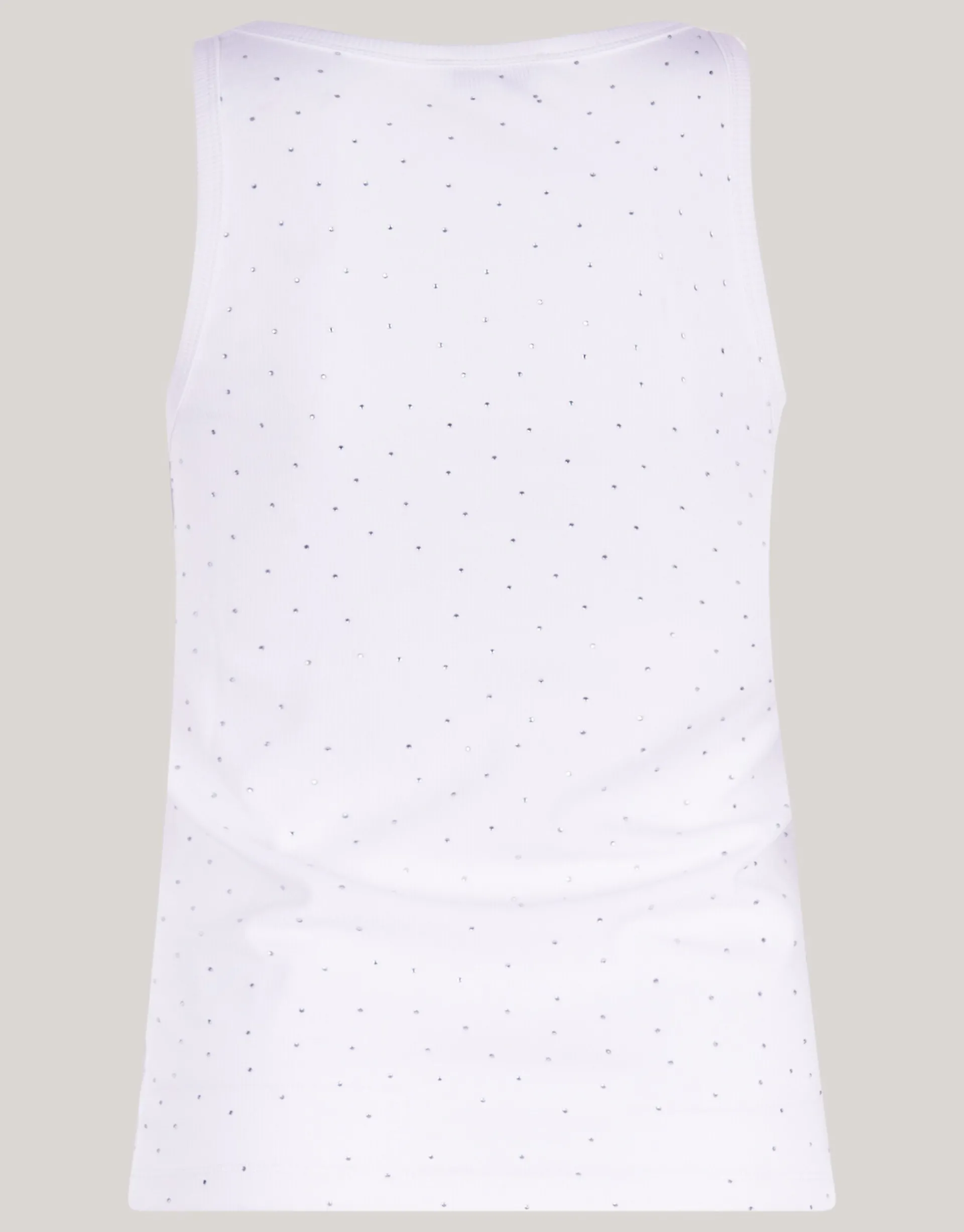 Shoeby Strass Tanktop Wit<DAMES Tops