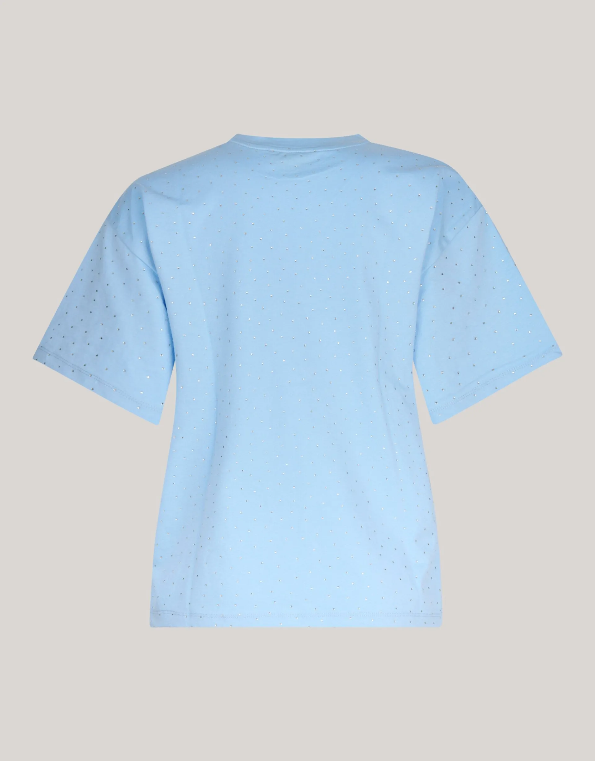 Shoeby Strass T-shirt Lichtblauw<DAMES T-Shirts