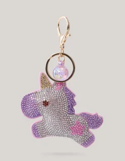 Shoeby Strass Unicorn Sleutelhanger Roze< Sleutelhangers