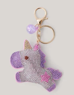 Shoeby Strass Unicorn Sleutelhanger Roze< Sleutelhangers