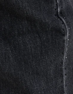Shoeby Strass Wide Leg Jeans Donkergrijs L32 By Mieke<DAMES Jeans