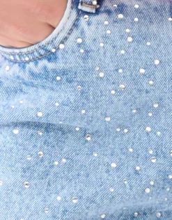 Shoeby Strass Wide Leg Jeans< Jeans