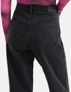 Shoeby Strass Wide Leg Jeans Zwart<DAMES Jeans