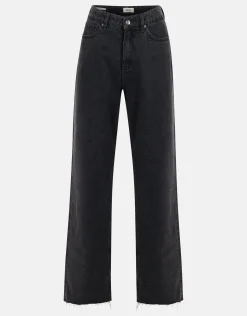 Shoeby Strass Wide Leg Jeans Zwart<DAMES Jeans