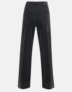 Shoeby Strass Wide Leg Jeans Zwart<DAMES Jeans