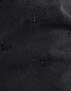 Shoeby Strass Wide Leg Jeans Zwart<DAMES Jeans