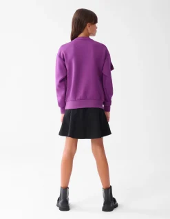 Shoeby Strik Sweater Paars< Sweaters En Hoodies