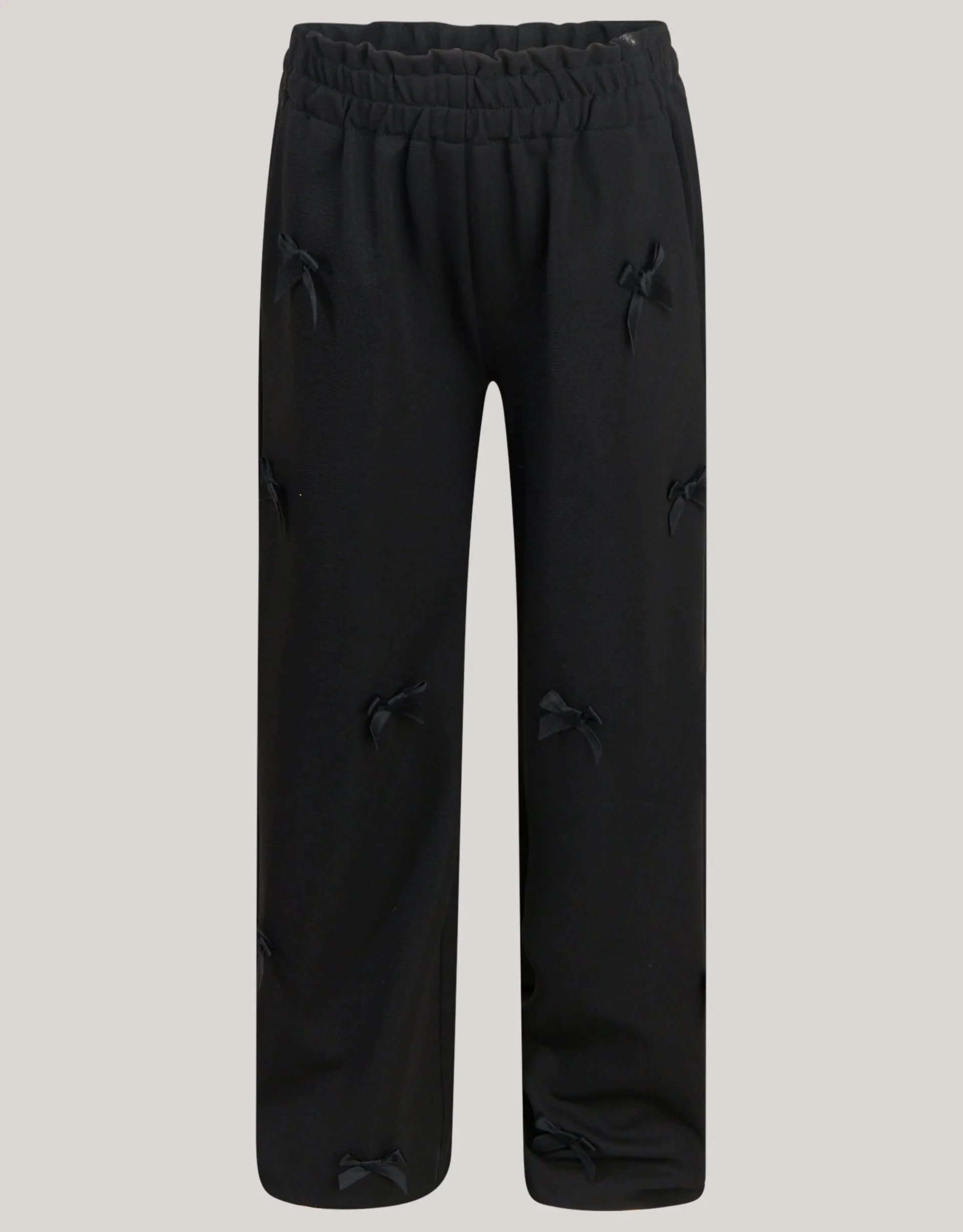 Shoeby Strik Wide Leg Broek Zwart< Broeken