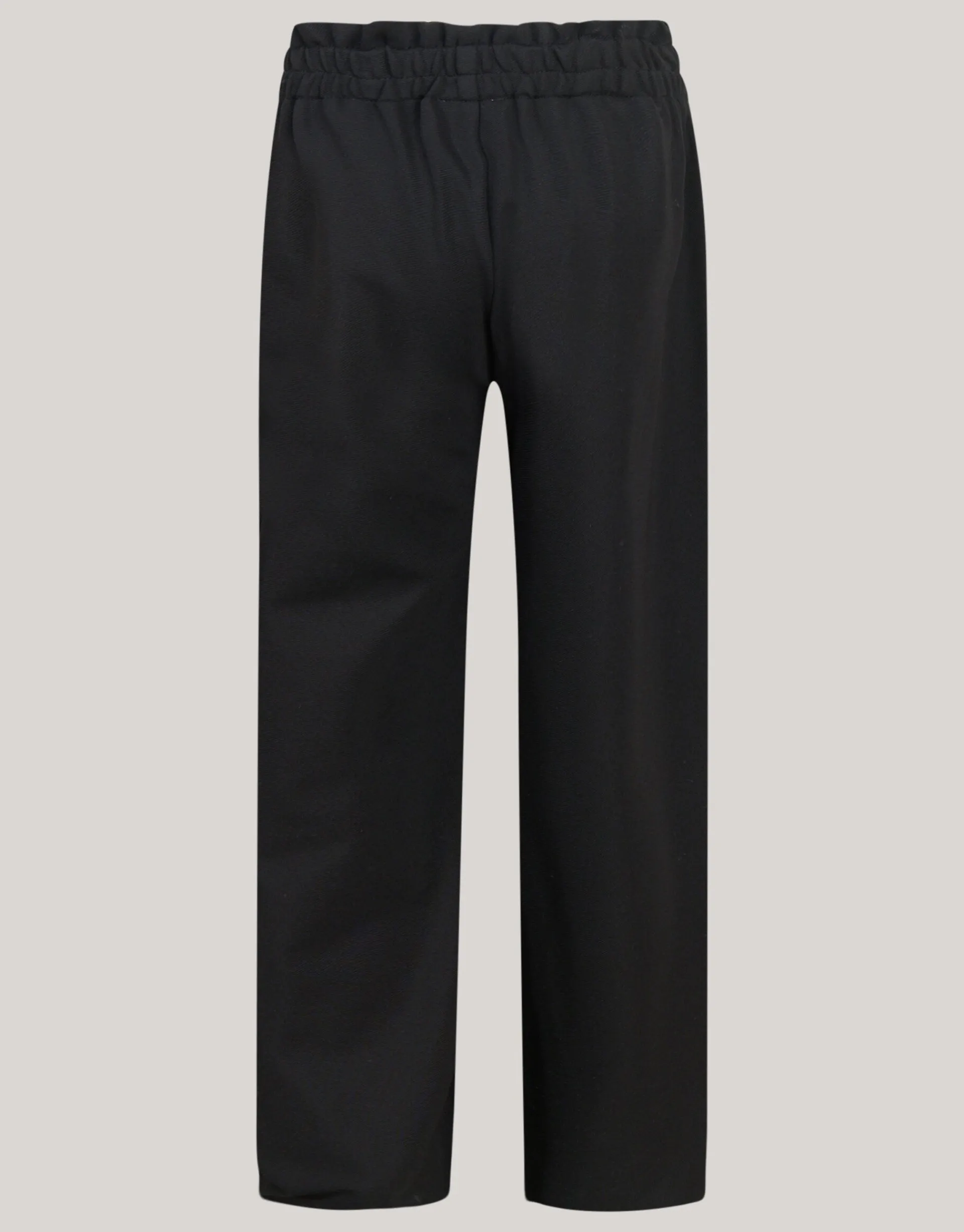 Shoeby Strik Wide Leg Broek Zwart< Broeken