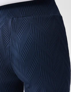 Shoeby Structure Swirl Broek Donkerblauw<DAMES Broeken
