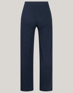 Shoeby Structure Swirl Broek Donkerblauw<DAMES Broeken