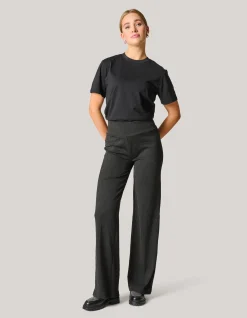 Shoeby Structure Swirl Broek Zwart<DAMES Broeken