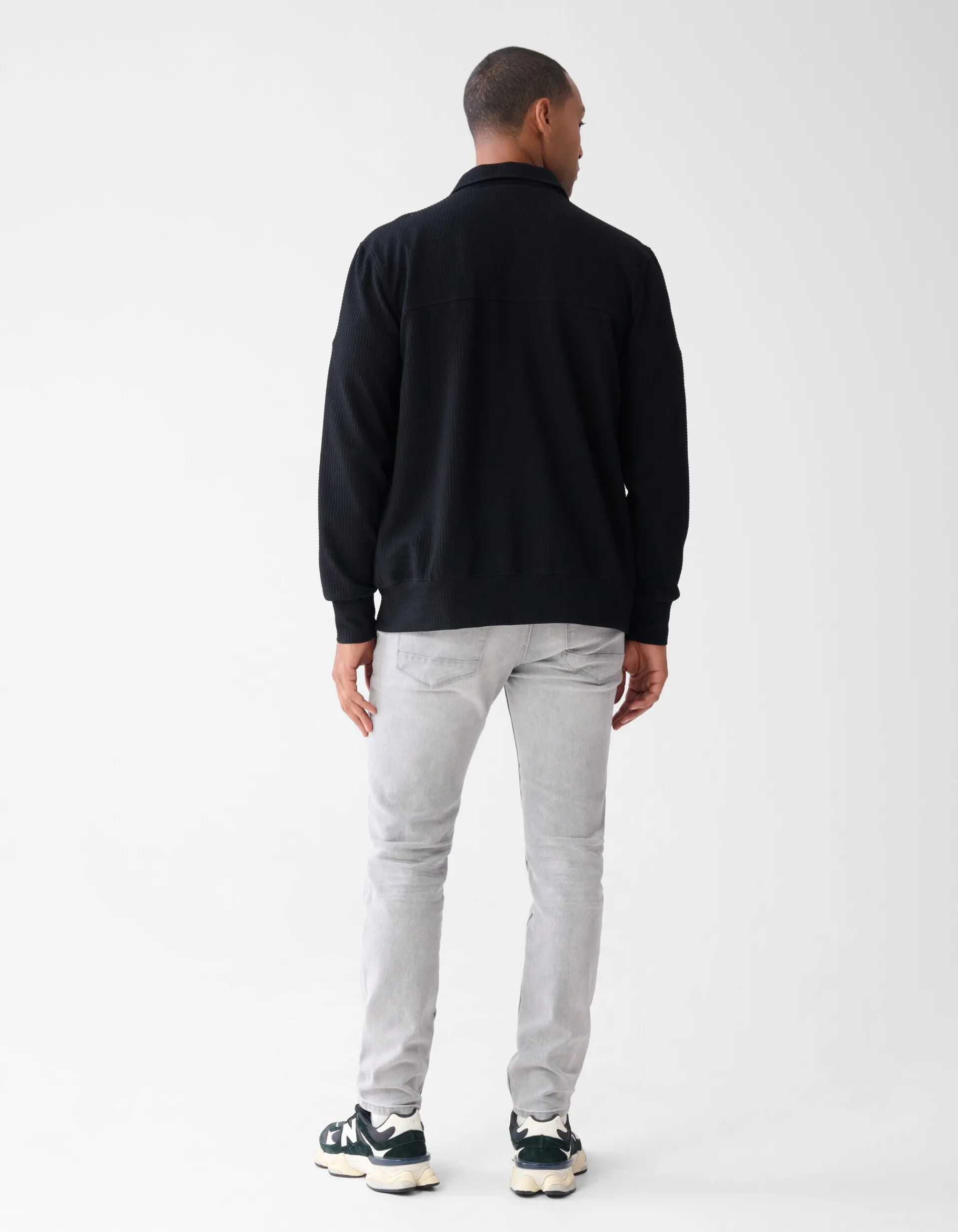 Shoeby Structuur Jack Zwart<Heren Jacks