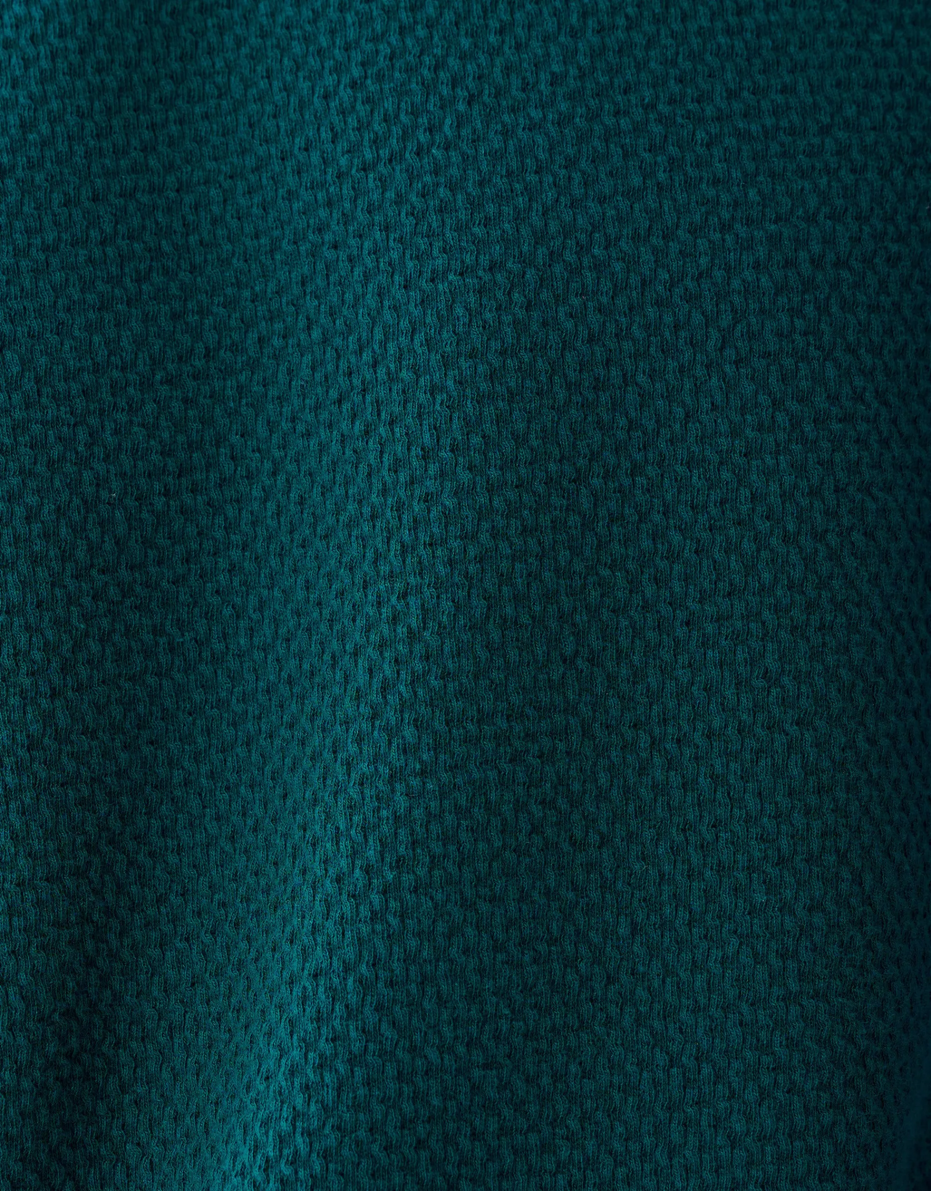 Shoeby Structuur Jersey Longsleeve Donkergroen<Heren T-Shirts En Polo's
