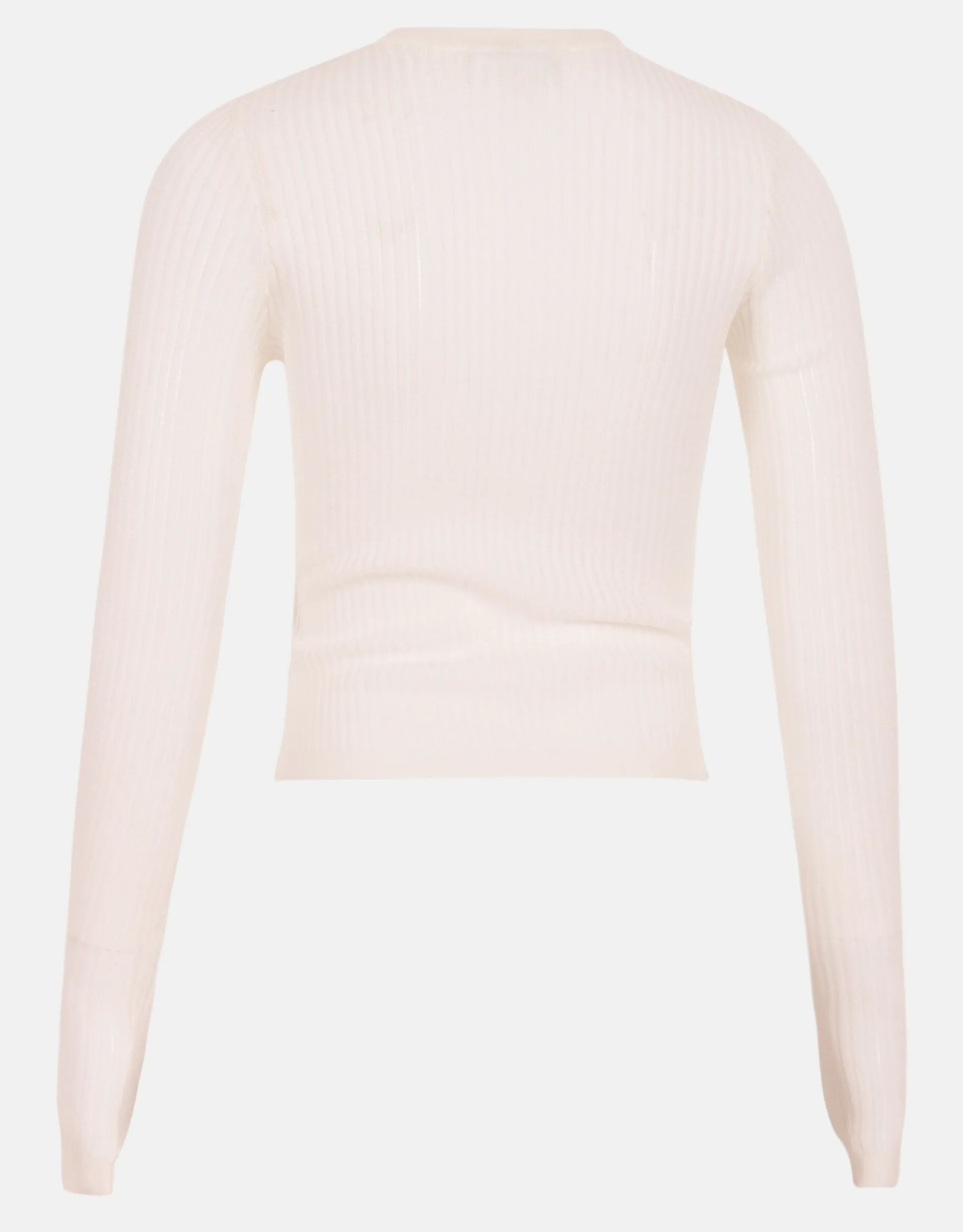 Shoeby Structuur Longsleeve Gebroken Wit By Monica<DAMES Tops