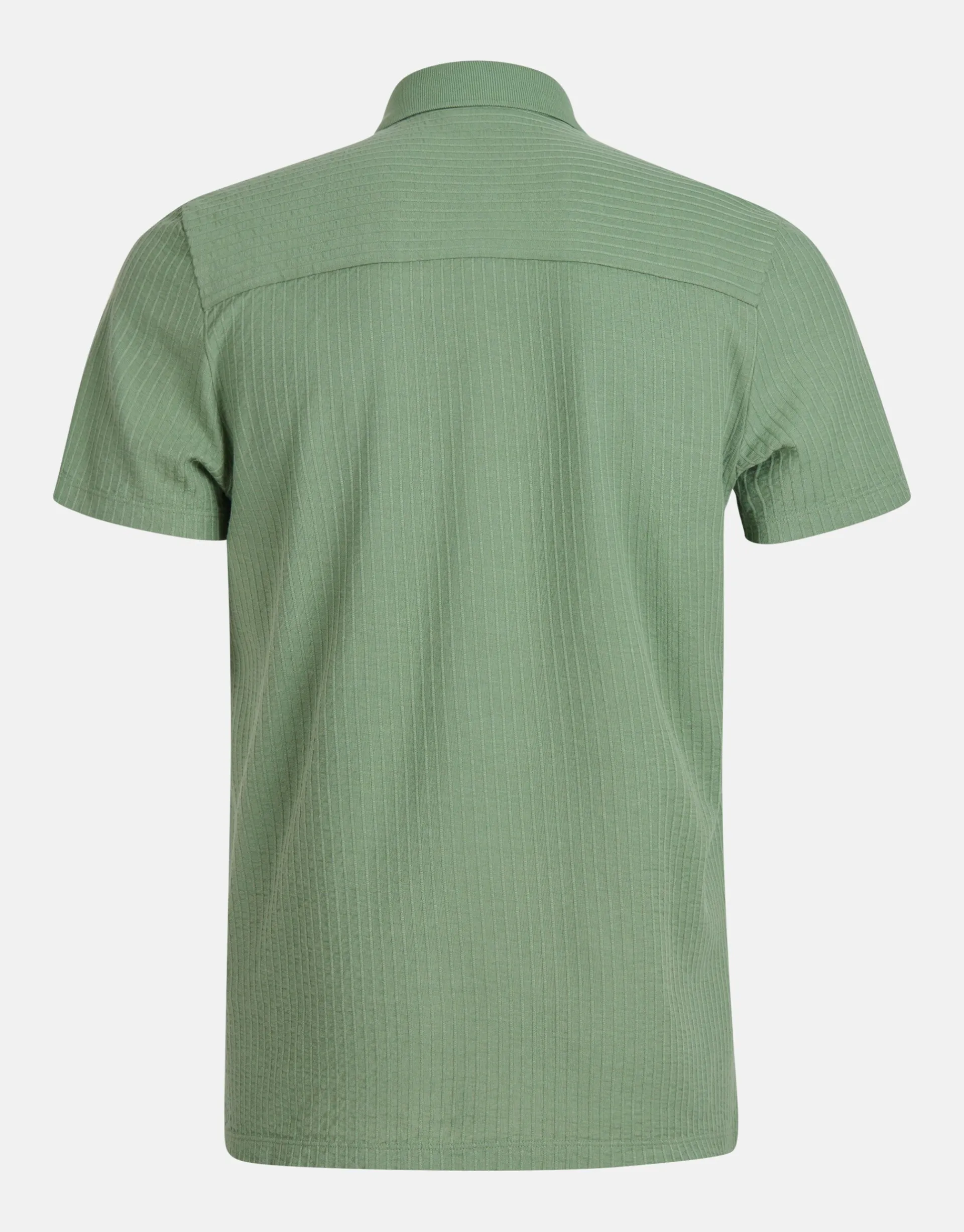 Shoeby Structuur Polo Groen<Heren T-Shirts En Polo's