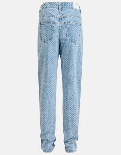 Shoeby Structuur Straight Jeans< Jeans