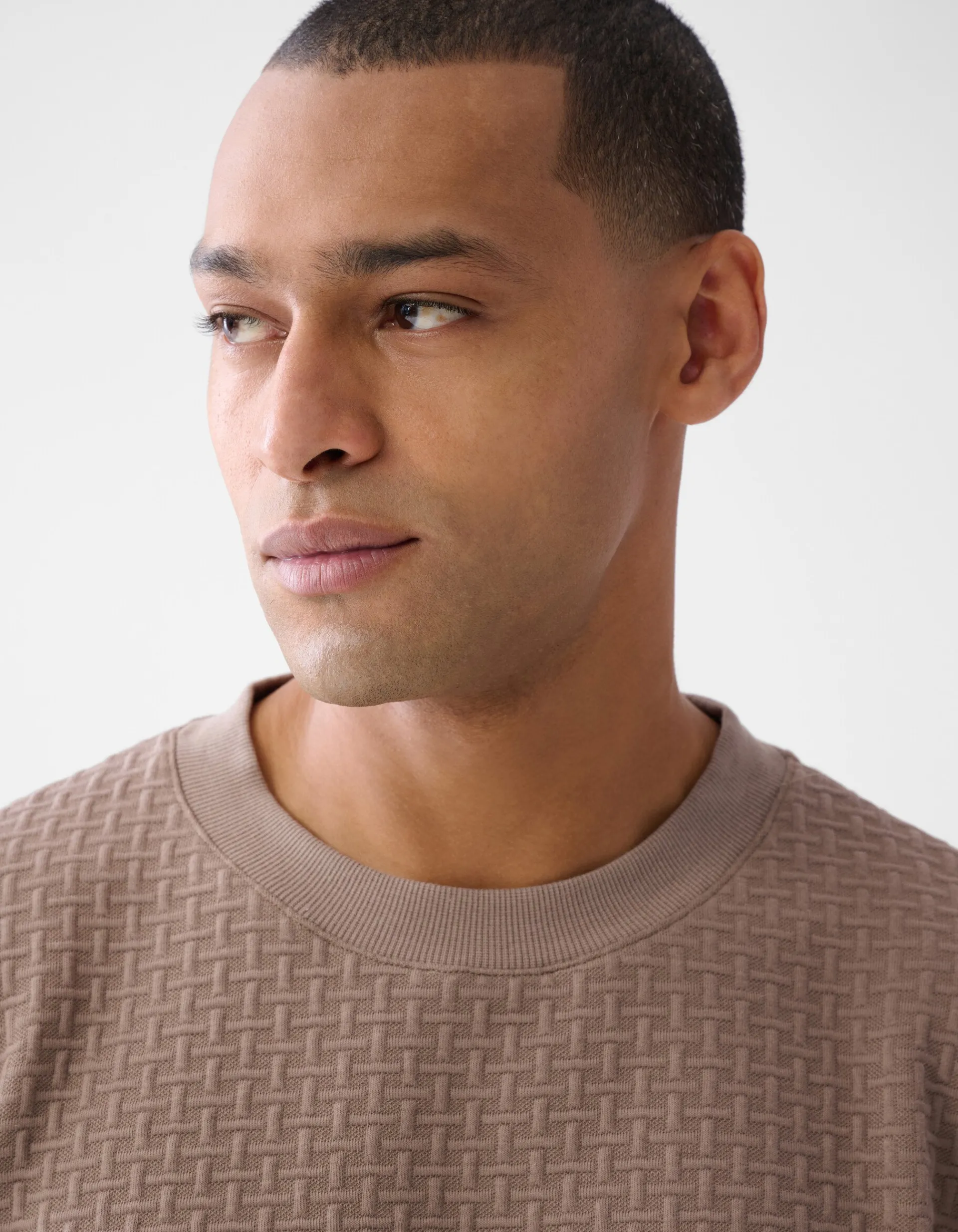 Shoeby Structuur Sweater Lichtbruin<Heren Truien En Sweaters