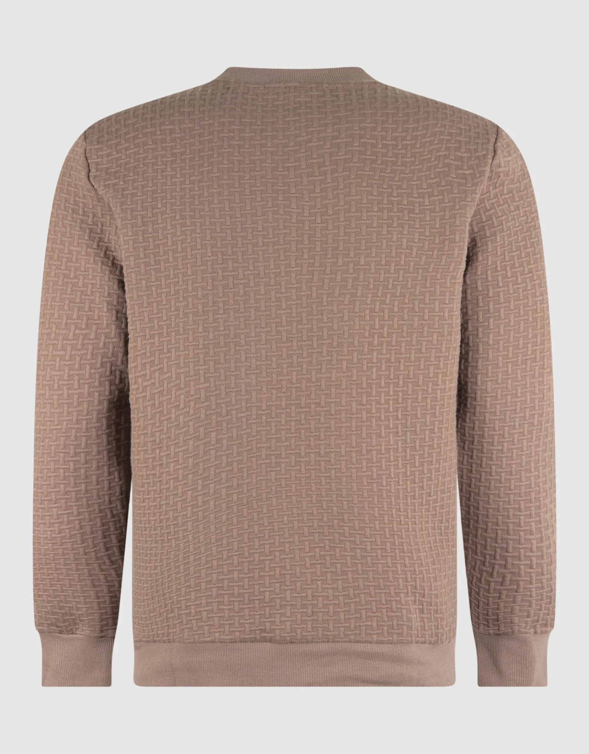 Shoeby Structuur Sweater Lichtbruin<Heren Truien En Sweaters