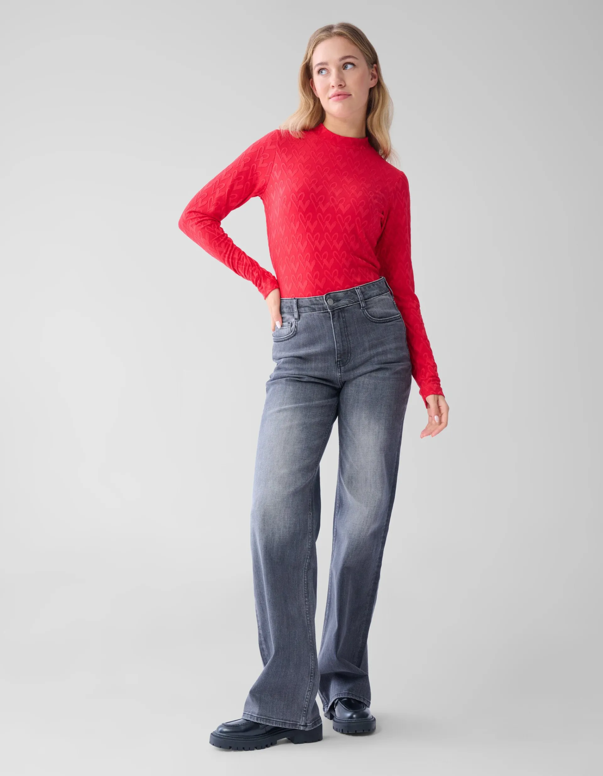 Shoeby Structuur Top Rood<DAMES Tops
