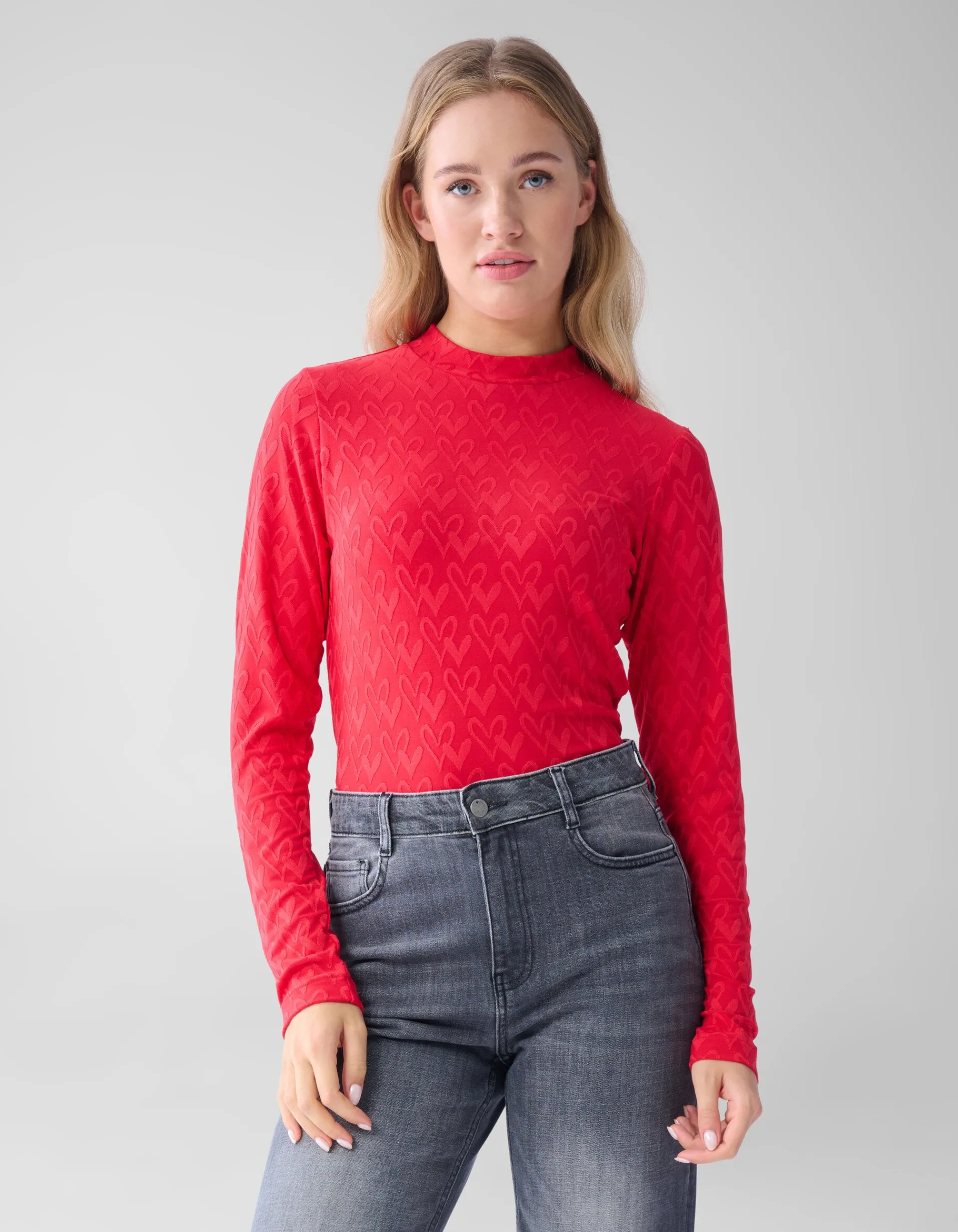Shoeby Structuur Top Rood<DAMES Tops