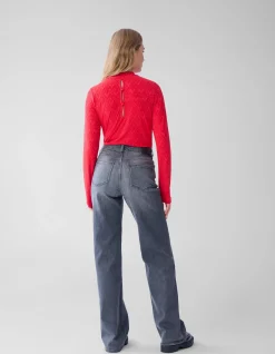 Shoeby Structuur Top Rood<DAMES Tops