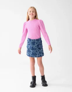 Shoeby Structuur Top Roze< Tops Lange Mouw
