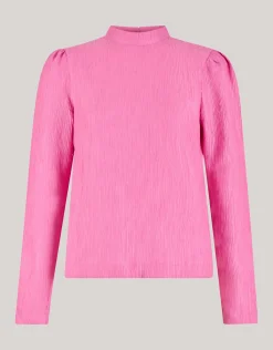 Shoeby Structuur Top Roze<DAMES Tops|Blouses