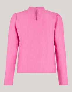 Shoeby Structuur Top Roze<DAMES Tops|Blouses